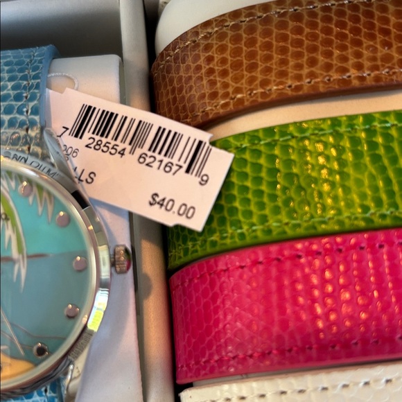 NEW Bay Studio Palm Tree Watch Interchangeable Set - Picture 3 of 6